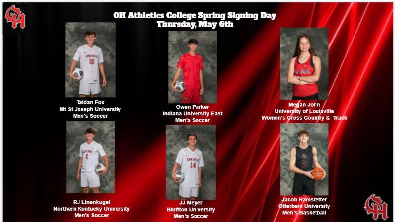 Senior Signing Day Athletes, May 6th (2 of 3)